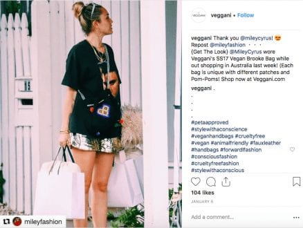 5 times Miley Cyrus showed the world that vegan fashion is fabulous ...