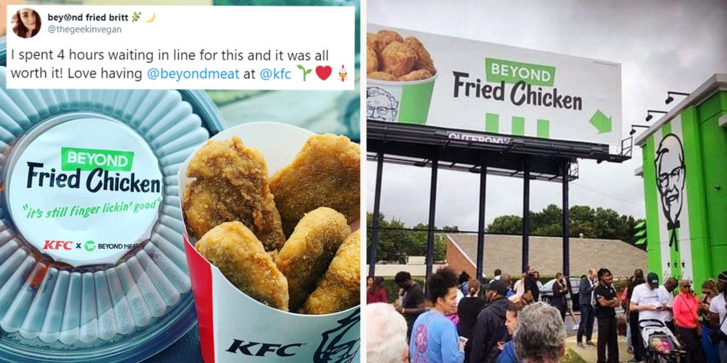 KFC’s Vegan Fried Chicken Sold out in Just Five Hours