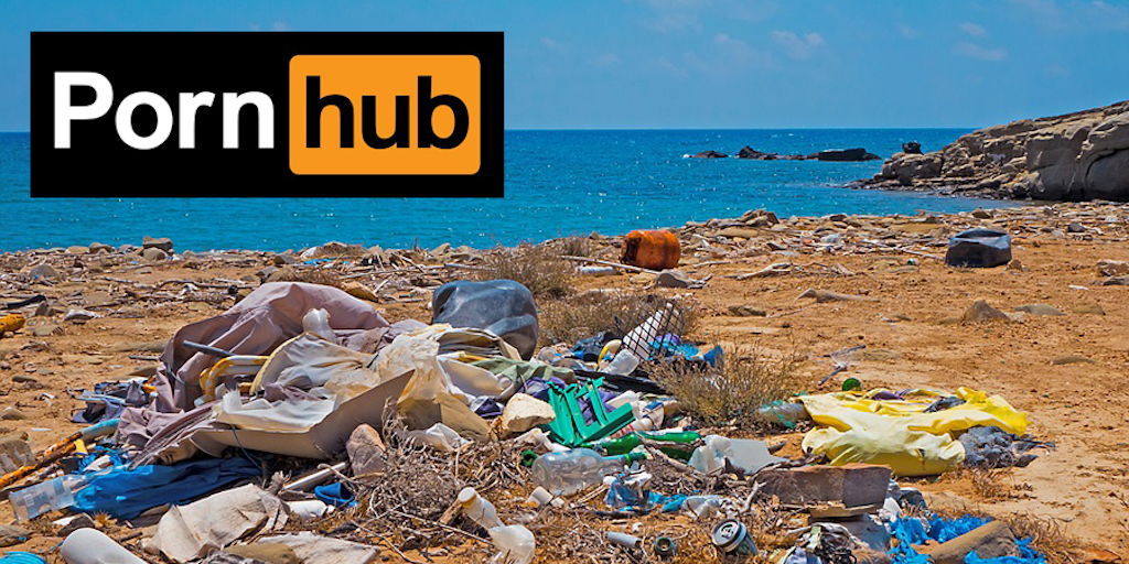 1024px x 512px - The Dirtiest Porn Everâ€: Pornhub stars have sex on world's dirtiest beach  to fight plastic pollution | Totally Vegan Buzz