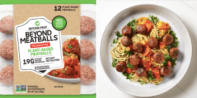Beyond Meat just launched plant-based meatballs in grocery stores across the US