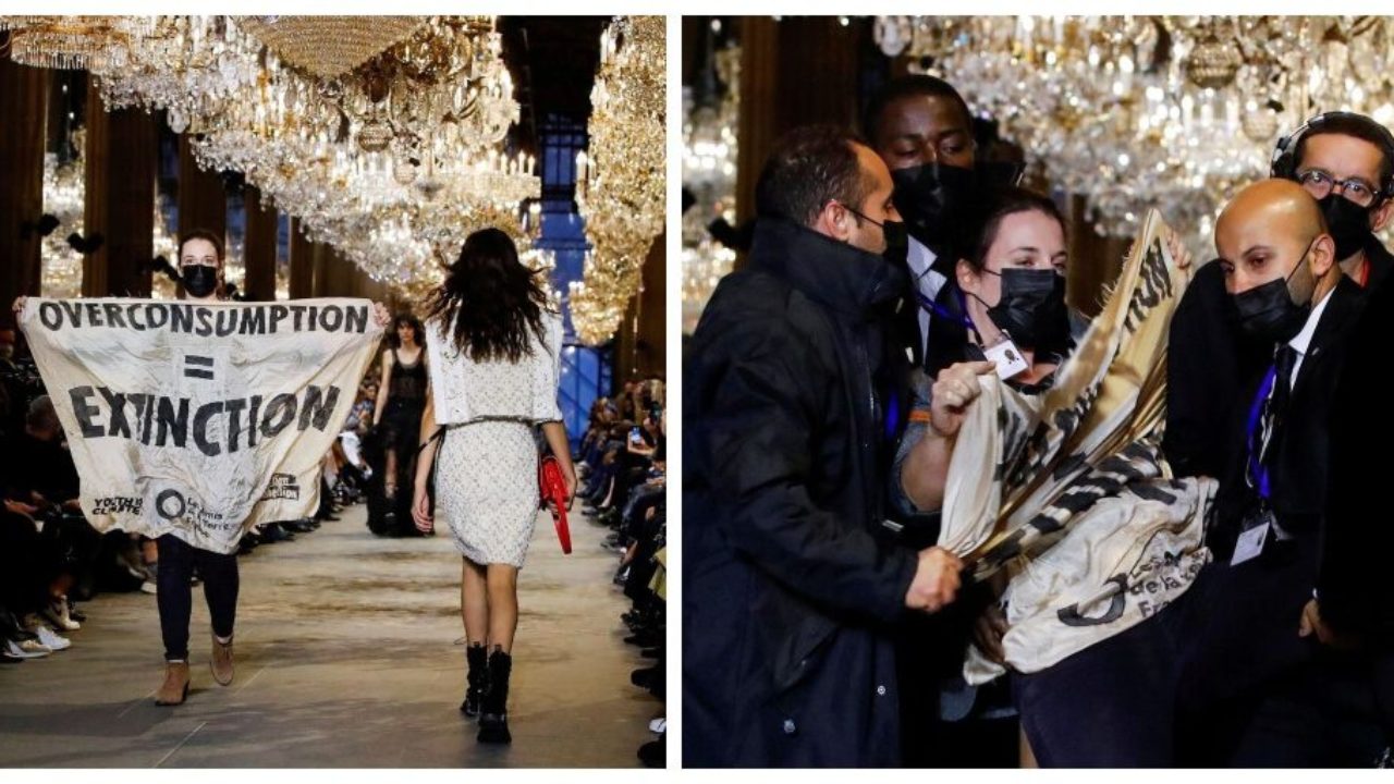 Viral News: Notorious vegan protestor storms into Louis Vuitton